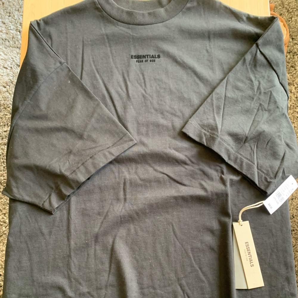 Essentials Fear of God T shirt - Jet Black